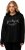 Ulla Popken City Name Graphic Hoodie Black - Naisten hupparit ja collegepaidat isot koot - 