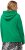 Ulla Popken City Name Graphic Hoodie Emerald Green - Naisten hupparit ja collegepaidat isot koot - 
