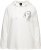 Ulla Popken Face Graphic Long Sleeve Hoodie Off-White - Hupparit ja collegepaidat - 
