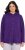 Ulla Popken Cable Knit Long Sleeve Hoodie Deep Violet - Hupparit ja collegepaidat - 