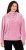 Ulla Popken Corduroy Hoodie Raspberry - Naisten hupparit ja collegepaidat isot koot - 