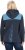 Ulla Popken Waffle Pique Contrast Color Hoodie Navy - Naisten hupparit ja collegepaidat isot koot - 