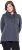 Ulla Popken Lettering GLOWING Hoodie Asphalt Grey - Painetut T-paidat naisille - 