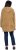 Ulla Popken Tiered Flounce Panel Zip Up Hoodie Mocha Brown - Naisten hupparit ja collegepaidat isot koot - 