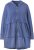 Ulla Popken Tiered Flounce Panel Zip Up Hoodie Atlantic Blue - Naisten hupparit ja collegepaidat isot koot - 