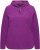 Ulla Popken Fleece Sweatshirt Hoodie Aubergine - Naisten hupparit ja collegepaidat isot koot - 