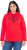 Ulla Popken TRUE Lettering Hoodie Neon Red - Hupparit ja collegepaidat - 