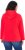 Ulla Popken TRUE Lettering Hoodie Neon Red - Hupparit ja collegepaidat - 