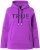 Ulla Popken TRUE Lettering Hoodie Neon Red - Hupparit ja collegepaidat - 