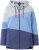 Ulla Popken Color Block Fleece-Lined Hoodie Atlantic Blue - Naisten hupparit ja collegepaidat isot koot - 