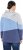 Ulla Popken Color Block Fleece-Lined Hoodie Atlantic Blue - Naisten hupparit ja collegepaidat isot koot - 