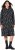 Ulla Popken Graphic Hooded Sweatshirt Dress Black - Naisten hupparit ja collegepaidat isot koot - 