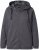 Ulla Popken Snake Detail Zip-Up Hoodie Graphite Grey - Naisten hupparit ja collegepaidat isot koot - 