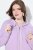 Ulla Popken Decorative Seam Zip-Up Hoodie Lavender - Naisten hupparit ja collegepaidat isot koot - Mukavat collegepaidat, huput ja neuleet