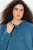 Ulla Popken Rhinestone Drawstring Moon Wash Hoodie Teal - Naisten hupparit ja collegepaidat isot koot - Mukavat collegepaidat, huput ja neuleet