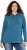 Ulla Popken Rhinestone Drawstring Moon Wash Hoodie Teal - Naisten hupparit ja collegepaidat isot koot - 