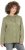 Ulla Popken Mixed Texture Button Down Hoodie Pond Green - Naisten hupparit ja collegepaidat isot koot - 