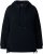 Ulla Popken Decorative Lace-Up Hoodie Black - Naisten hupparit ja collegepaidat isot koot - 
