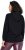 Ulla Popken Decorative Lace-Up Hoodie Black - Naisten hupparit ja collegepaidat isot koot - 
