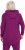 Ulla Popken Contrast Piping Zip-Up Hoodie Pink Berry - Naisten hupparit ja collegepaidat isot koot - 