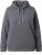 Ulla Popken Relaxed Fit Long Sleeve Hoodie Graphite Grey - Naisten hupparit ja collegepaidat isot koot - 