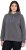 Ulla Popken Relaxed Fit Long Sleeve Hoodie Graphite Grey - Naisten hupparit ja collegepaidat isot koot - 
