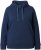 Ulla Popken Relaxed Fit Long Sleeve Hoodie Navy - Naisten hupparit ja collegepaidat isot koot - 