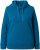 Ulla Popken Relaxed Fit Long Sleeve Hoodie Cerulean - Naisten hupparit ja collegepaidat isot koot - 