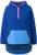Ulla Popken Color Block Fleece Hoodie Denim Blue - Naisten hupparit ja collegepaidat isot koot - 