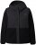 Ulla Popken Mixed Texture Hoodie Black - Naisten hupparit ja collegepaidat isot koot - 