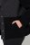Ulla Popken Mixed Texture Hoodie Black - Naisten hupparit ja collegepaidat isot koot - Mukavat collegepaidat, huput ja neuleet