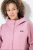 Ulla Popken Mixed Texture Hoodie Wildberry - Naisten hupparit ja collegepaidat isot koot - Mukavat collegepaidat, huput ja neuleet