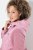 Ulla Popken Mixed Texture Hoodie Wildberry - Naisten hupparit ja collegepaidat isot koot - Mukavat collegepaidat, huput ja neuleet