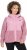 Ulla Popken Mixed Texture Hoodie Wildberry - Naisten hupparit ja collegepaidat isot koot - 