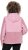 Ulla Popken Mixed Texture Hoodie Wildberry - Naisten hupparit ja collegepaidat isot koot - 