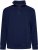 Kam Jeans 7090 1/4 Zip Jacquard Knit Self Stripe Sweatshirt Navy - Hupparit ja collegepaidat - Miesten hupparit ja collegepaidat isot koot