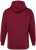 JP1880 Hoodie with Embroidery Aubergine - Hupparit ja collegepaidat - Miesten hupparit ja collegepaidat isot koot