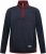Duke Leicester Quarter Neck Fleece Sweatshirt Navy - Hupparit ja collegepaidat - Miesten hupparit ja collegepaidat isot koot