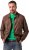 JP1880 Finest Goat Suede Leather Blouson Tobacco Brown - Takit - Miesten Takit, isot koot – 2XL – 12XL