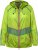 Ulla Popken Neon Rain Jacket Activewear Safety Yellow - Takit - 