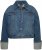 Ulla Popken Wide Cuff Denim Jacket Blue Denim - Takit - 