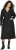Ulla Popken Denim Acid Wash Trench Coat Black - Takit - 