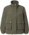 Ulla Popken Cargo Style Elastic Hem Jacket Olive Grey - Takit - 