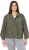 Ulla Popken Cargo Style Elastic Hem Jacket Olive Grey - Takit - 
