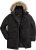 Men Plus Parka With Fur Hood Black - Takit - Miesten Takit, isot koot – 2XL – 12XL