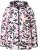 Ulla Popken HYPRAR Water-Repellent Allover Print Jacket Pale Beige - Takit - 