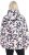 Ulla Popken HYPRAR Water-Repellent Allover Print Jacket Pale Beige - Takit - 