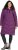 Ulla Popken HYPRAR Longline Water Repellent Jacket Plum - Takit - 