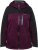 Ulla Popken HYPRAR Lightweight Triple Function Jacket Dark Berry - Takit - 