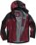 Ulla Popken HYPRAR Lightweight Triple Function Jacket Dark Berry - Takit - 